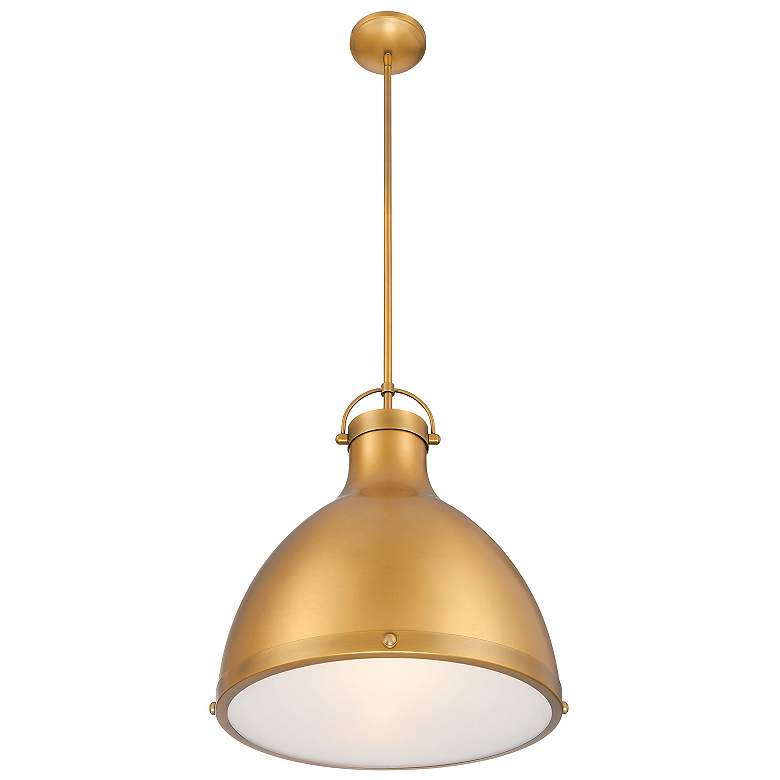 Image 4 Minka Lavery Lynk 1-Light 16.5-in Legacy Brass Indoor Pending Lighting more views