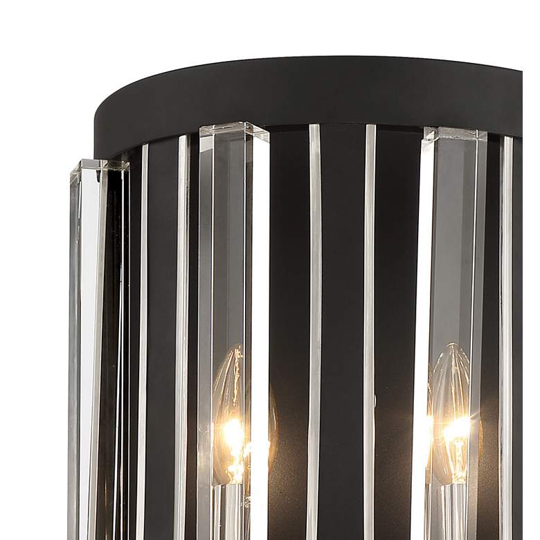 Image 2 Minka-Lavery Majestic Splendor 2-Light Coal - Polished Nickel Wall Sconce more views