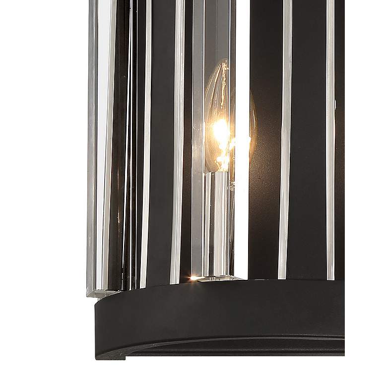 Image 3 Minka-Lavery Majestic Splendor 2-Light Coal - Polished Nickel Wall Sconce more views