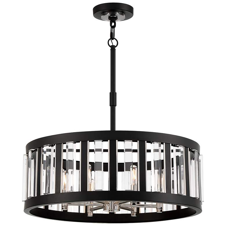 Image 3 Minka-Lavery Majestic Splendor 25.5" Wide Coal Finish 6-Light Pendant