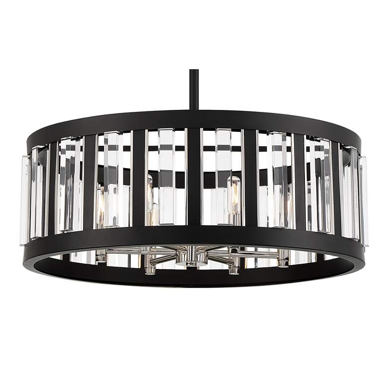 Image 4 Minka-Lavery Majestic Splendor 25.5" Wide Coal Finish 6-Light Pendant more views