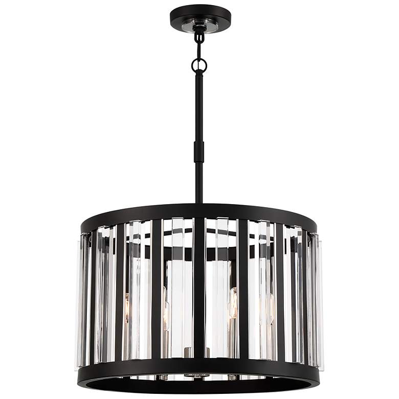 Image 1 Minka-Lavery Majestic Splendor 6-Light Sand Coal and Nickel Pendant