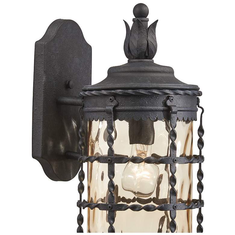 Image 5 Minka Lavery Mallorca Collection 16" High Iron Outdoor Wall Light more views