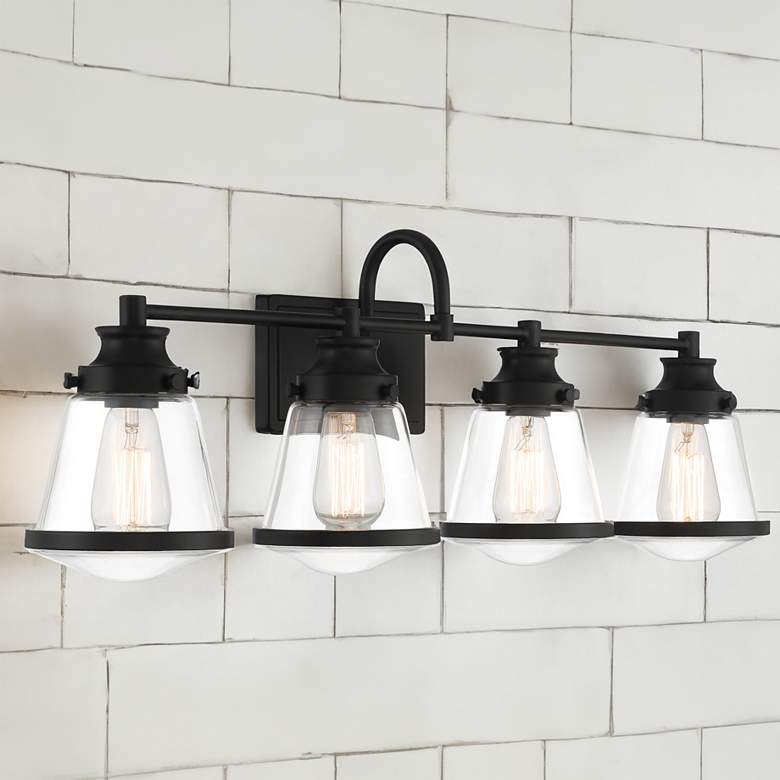 Image 1 Minka-Lavery Mannsdale 4-Light Black Bath Vanity