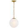 Thumbnail2 of Minka Lavery Marbelle 1-Light 10-in Legacy Brass Indoor Pending Lighting more views