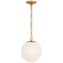 Thumbnail3 of Minka Lavery Marbelle 1-Light 10-in Legacy Brass Indoor Pending Lighting more views