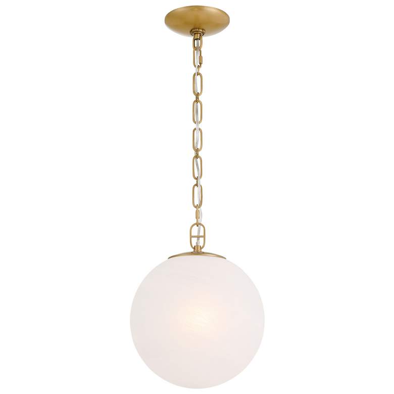 Image 6 Minka Lavery Marbelle 1-Light 10-in Legacy Brass Indoor Pending Lighting more views