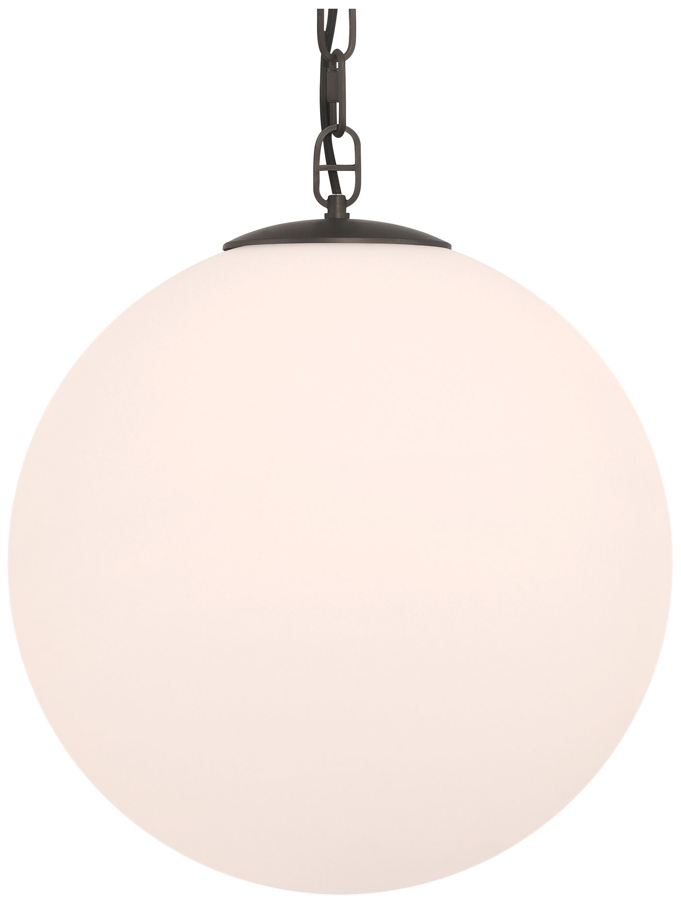 Image 3 Minka Lavery Marbelle 1-Light 15.75-in Dark Bronze Pendant with Glass Shade more views