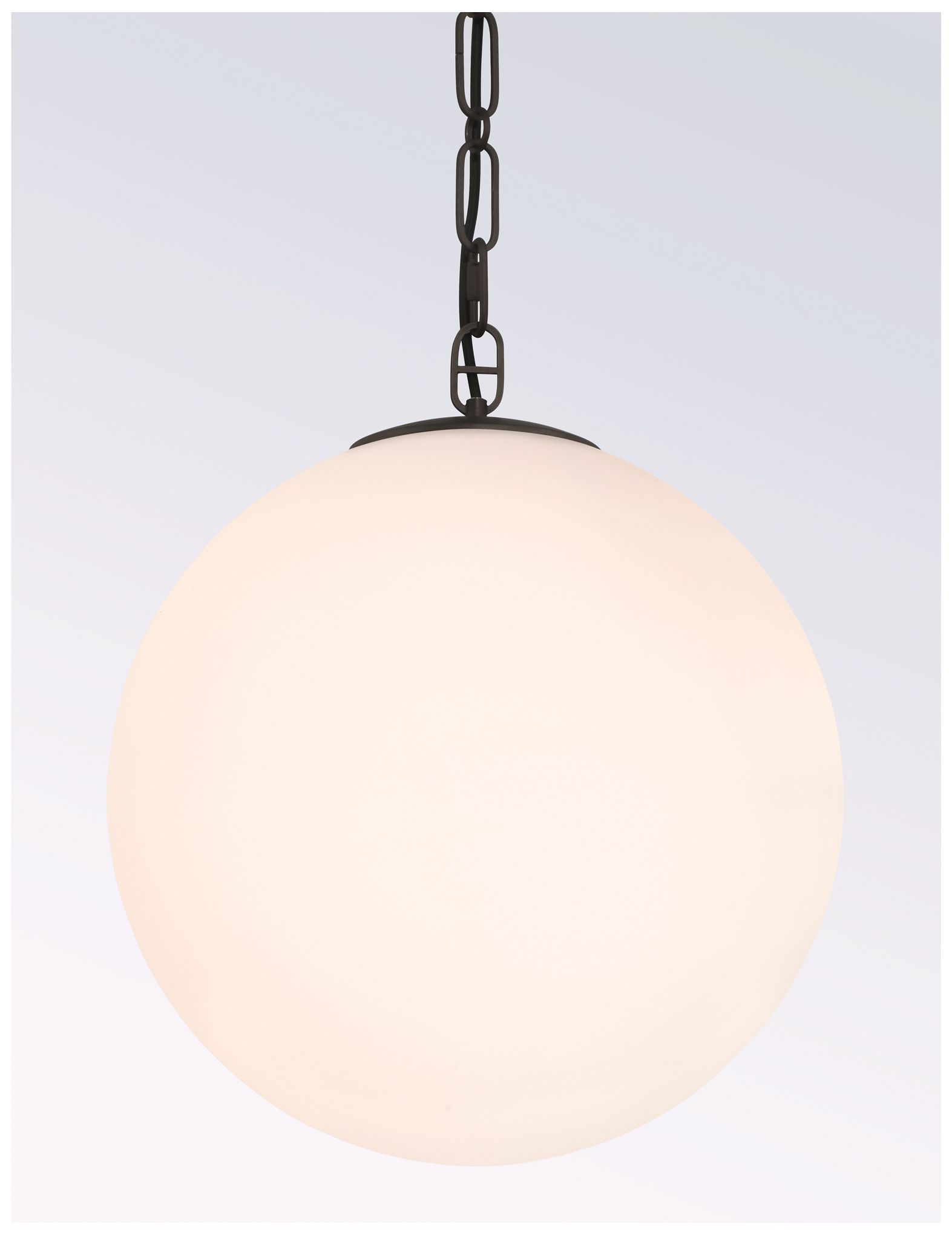 Image 7 Minka Lavery Marbelle 1-Light 15.75-in Dark Bronze Pendant with Glass Shade more views