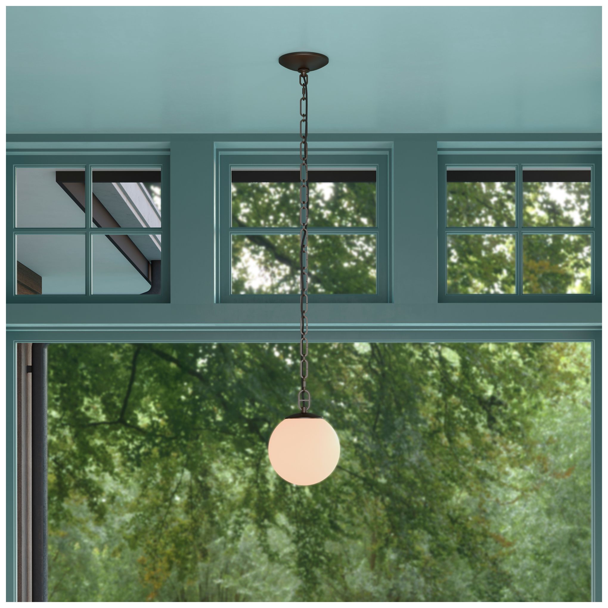 Image 2 Minka Lavery Marbelle 1-Light 7.25-in Dark Bronze Mini Pendant with Shade more views