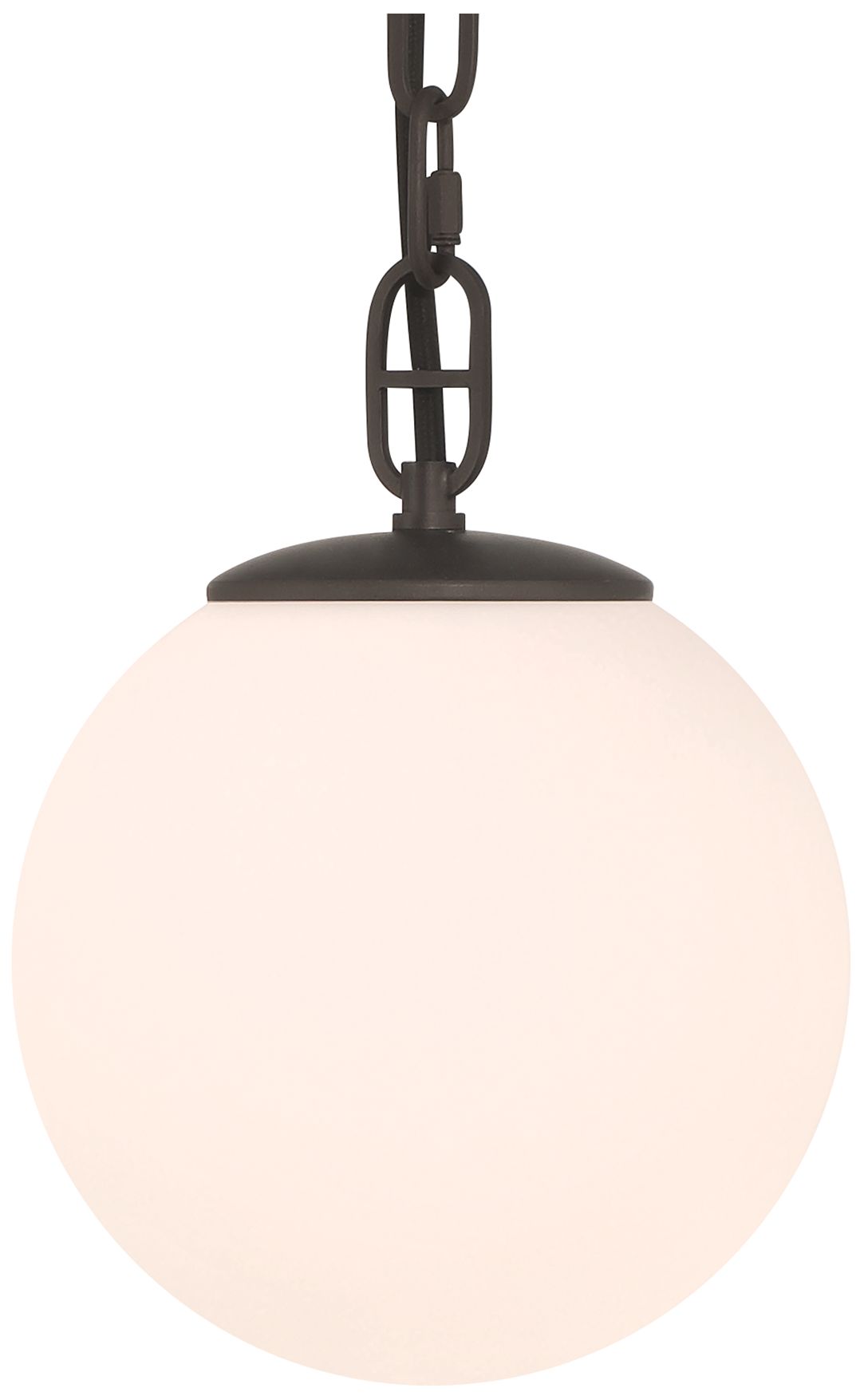 Image 3 Minka Lavery Marbelle 1-Light 7.25-in Dark Bronze Mini Pendant with Shade more views
