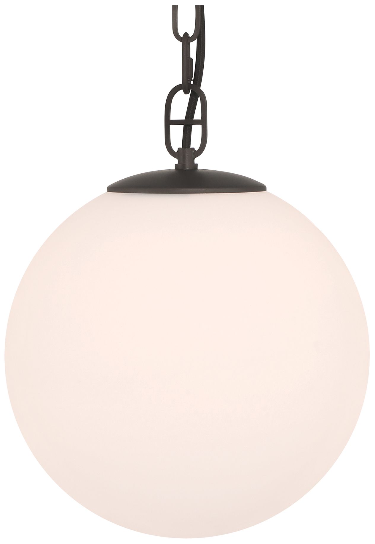 Image 3 Minka Lavery Marbelle 1-Lt 10-in Dark Bronze Mini Pendant with Glass Shade more views