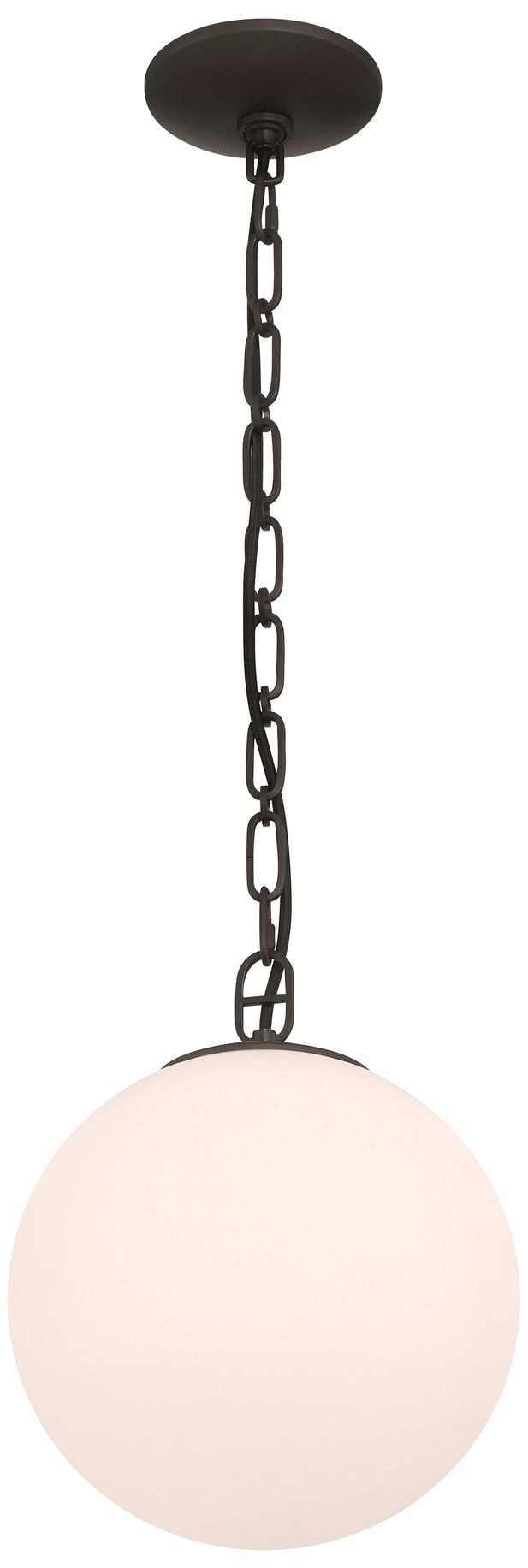 Image 5 Minka Lavery Marbelle 1-Lt 10-in Dark Bronze Mini Pendant with Glass Shade more views
