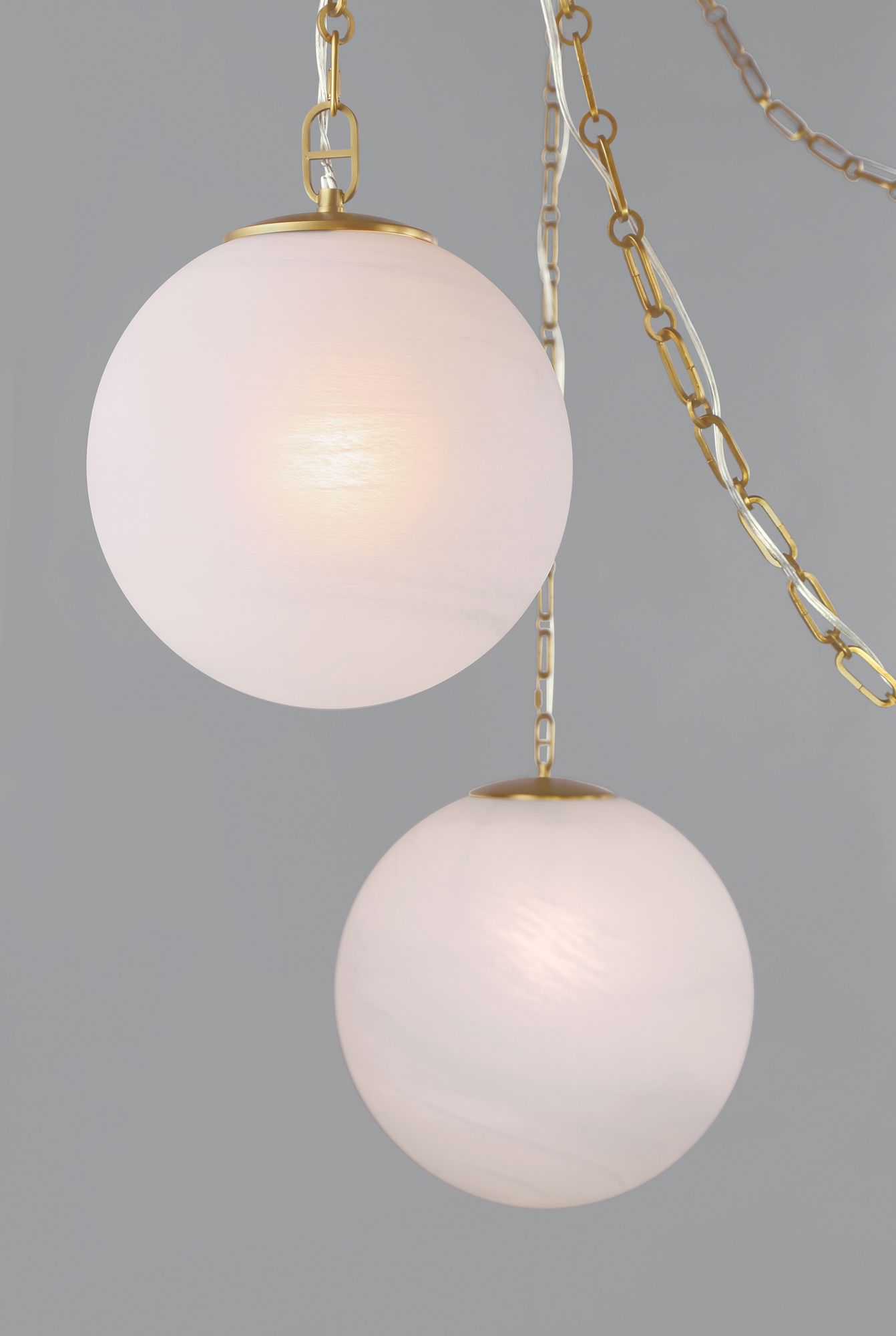 Minka-Lavery Marbelle 3-Light 80.25-in Legacy Brass Indoor Pendant