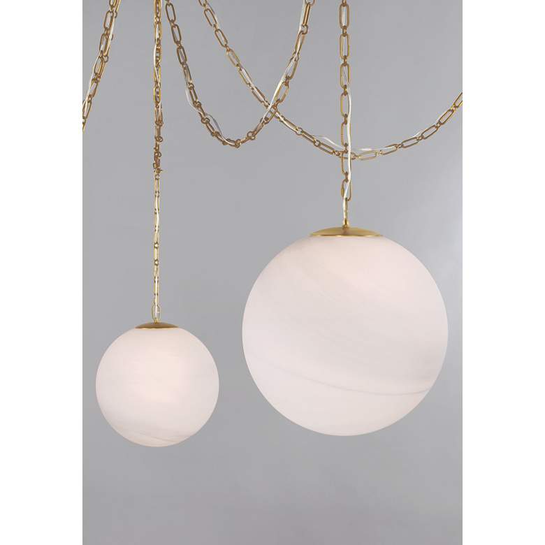 Image 3 Minka-Lavery Marbelle 5-Light 84.5-in Legacy Brass Indoor Pendant more views