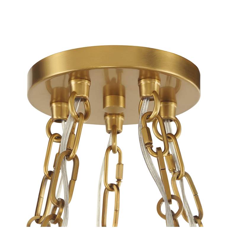 Image 5 Minka-Lavery Marbelle 5-Light 84.5-in Legacy Brass Indoor Pendant more views