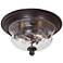 Minka Lavery Merrimack 13 1/2" Wide 2-Light Flush Mount Ceiling Light