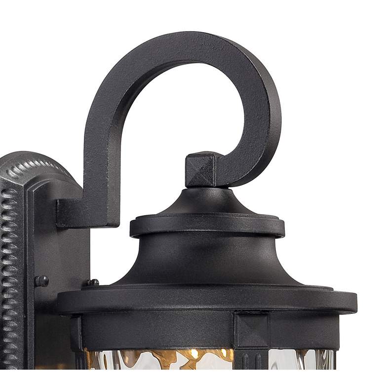 Image 4 Minka Lavery Merrimack 16 1/4" High Black LED Outdoor Wall Light more views