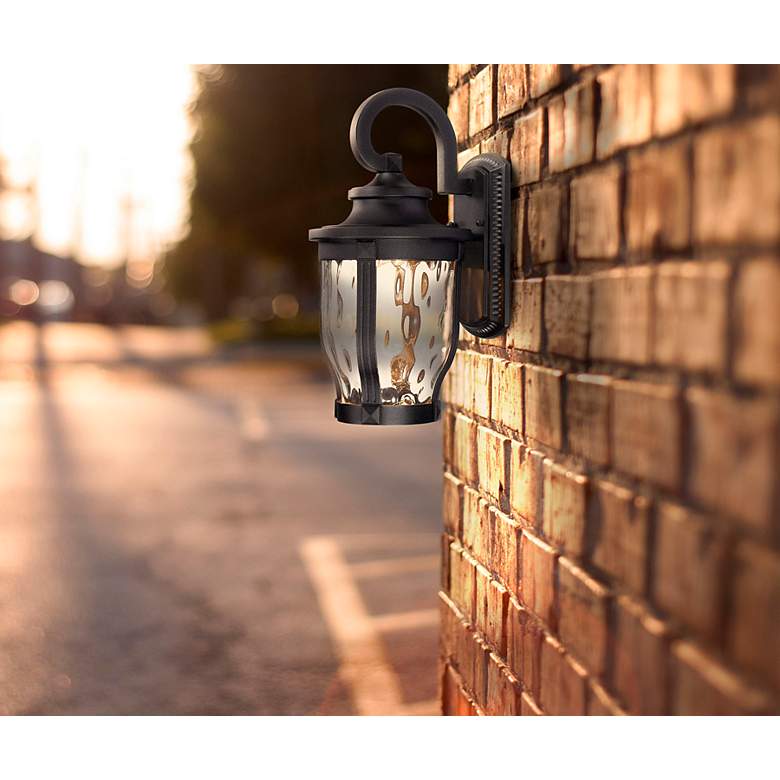 Image 6 Minka Lavery Merrimack 16 1/4" High Black LED Outdoor Wall Light more views