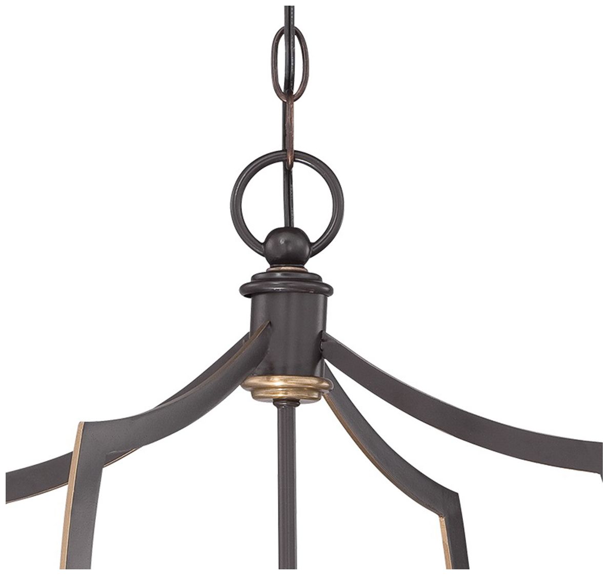 Image 5 Minka-Lavery Middletown 4-Light Downtown Bronze and Gold Mini Chandelier more views