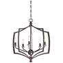 Minka-Lavery Middletown 5-Light Downtown Bronze and Gold Chandelier