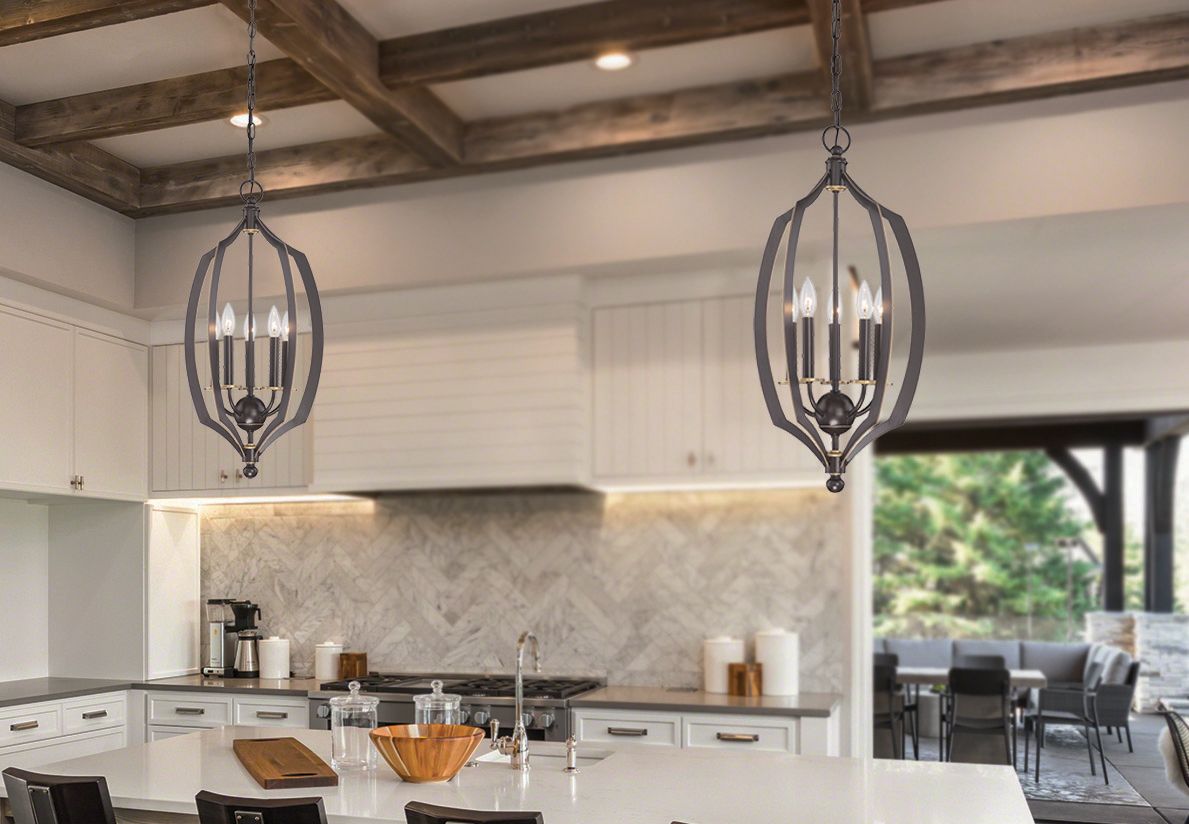 Image 3 Minka-Lavery Middletown 5-Light Downtown Bronze and Gold Chandelier more views