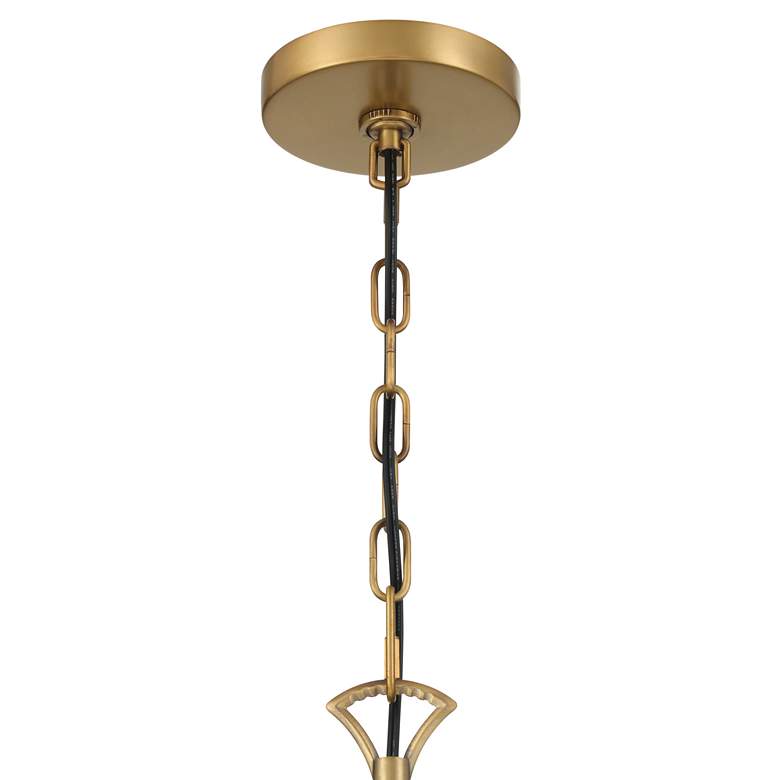 Image 6 Minka-Lavery Miller 6-Light 28.25-in Brass and Black Indoor Chandelier more views