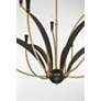 Thumbnail3 of Minka-Lavery Miller 9-Light 35.5-in Brass and Black Indoor Chandelier more views