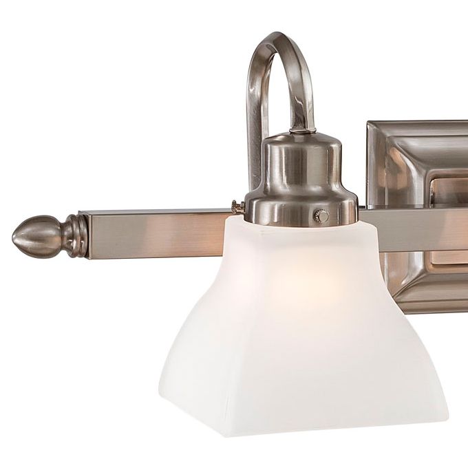 Image 2 Minka-Lavery Mission Ridge 3-Light Brushed Nickel Vanity Light more views