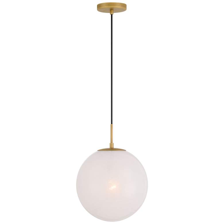 Image 1 Minka-Lavery Mist 1-Light 11.75-in Legacy Brass Indoor Pendant