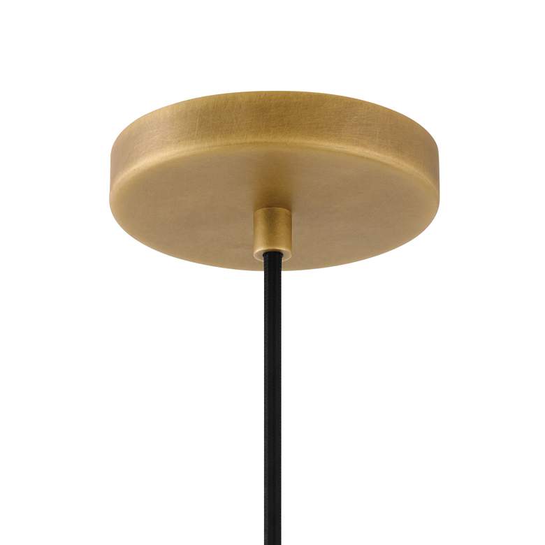 Image 3 Minka-Lavery Mist 1-Light 11.75-in Legacy Brass Indoor Pendant more views