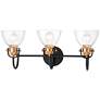 2_Minka Lavery Monico 26" Wide Bronze and Brass 3-Light Bath Light