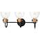 Minka Lavery Monico 26" Wide Bronze and Brass 3-Light Bath Light