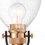 4_Minka Lavery Monico 26" Wide Bronze and Brass 3-Light Bath Light more views