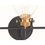 5_Minka Lavery Monico 26" Wide Bronze and Brass 3-Light Bath Light more views