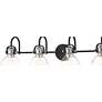 2_Minka Lavery Monico 35 3/4" Matte Black and Nickel 4-Light Bath Light more views