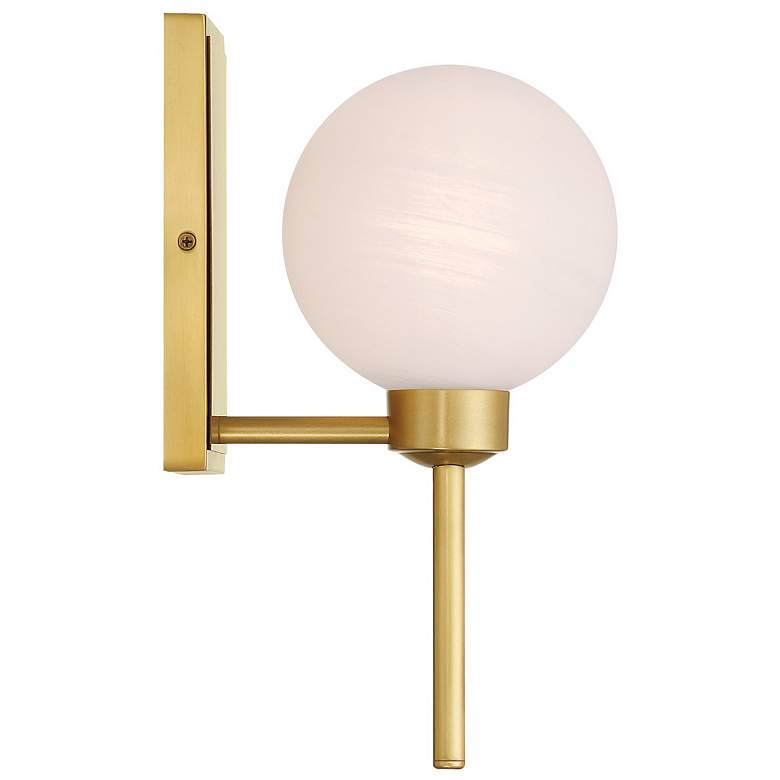 Image 3 Minka Lavery Mooncrest 1-Light 6-in Legacy Brass Indoor Vanity Light more views
