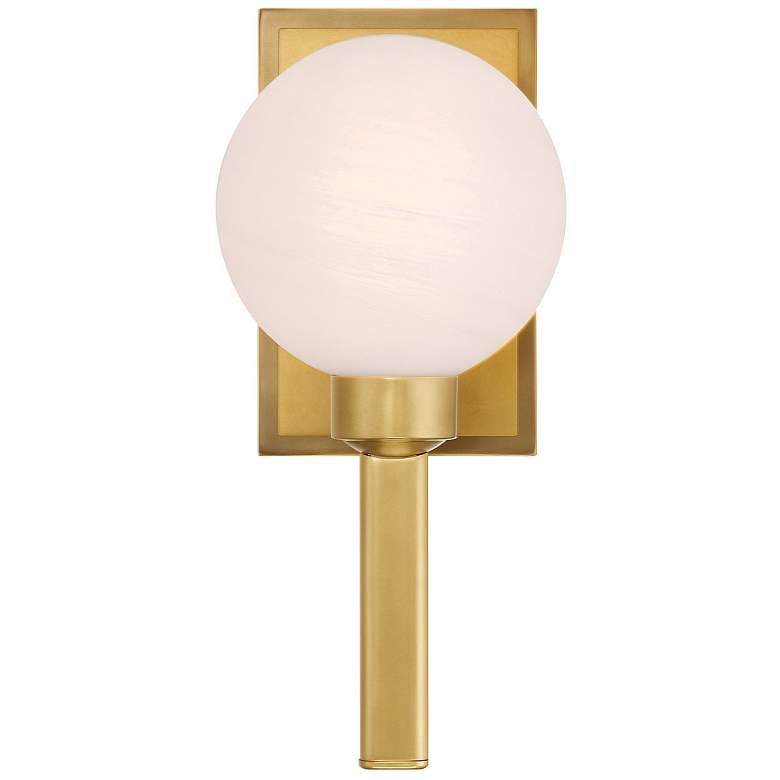 Image 4 Minka Lavery Mooncrest 1-Light 6-in Legacy Brass Indoor Vanity Light more views
