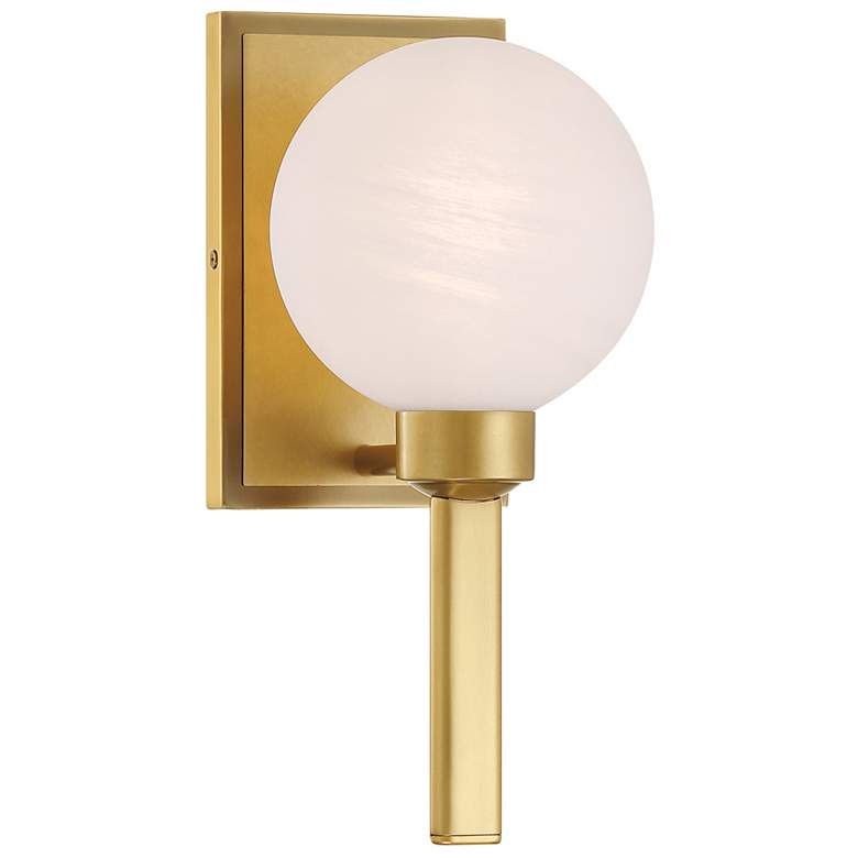 Image 7 Minka Lavery Mooncrest 1-Light 6-in Legacy Brass Indoor Vanity Light more views