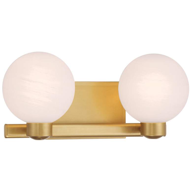 Image 3 Minka Lavery Mooncrest 2-Light 16-in Legacy Brass Indoor Vanity Light more views