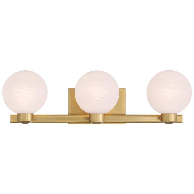 Image 2 Minka Lavery Mooncrest 3-Light 25-in Legacy Brass Indoor Vanity Light more views