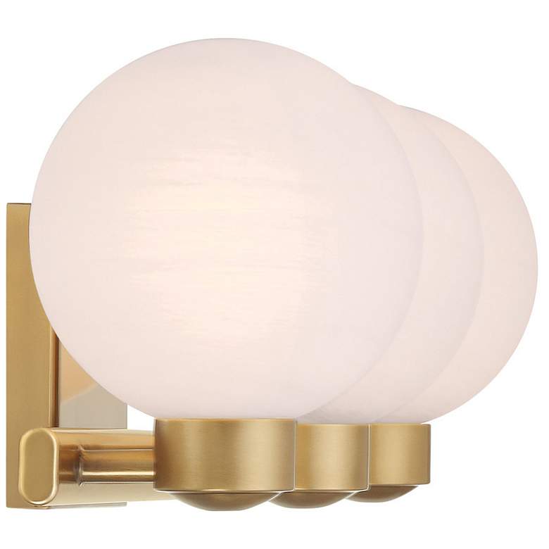 Image 3 Minka Lavery Mooncrest 3-Light 25-in Legacy Brass Indoor Vanity Light more views