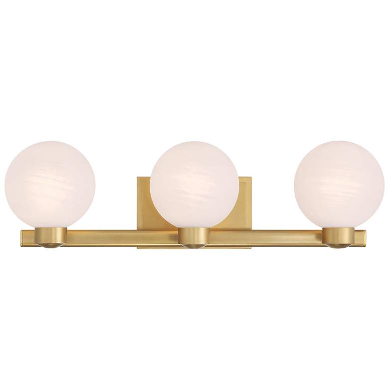 Image 4 Minka Lavery Mooncrest 3-Light 25-in Legacy Brass Indoor Vanity Light more views