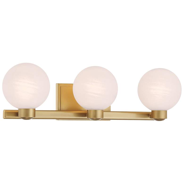Image 6 Minka Lavery Mooncrest 3-Light 25-in Legacy Brass Indoor Vanity Light more views