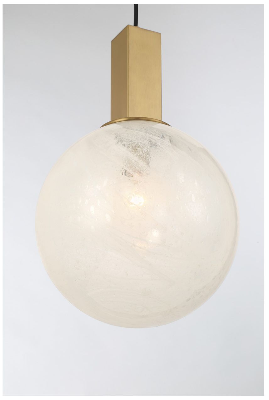 Minka Lavery Narra 1-Light 12-in Legacy Brass Pendant with Shade