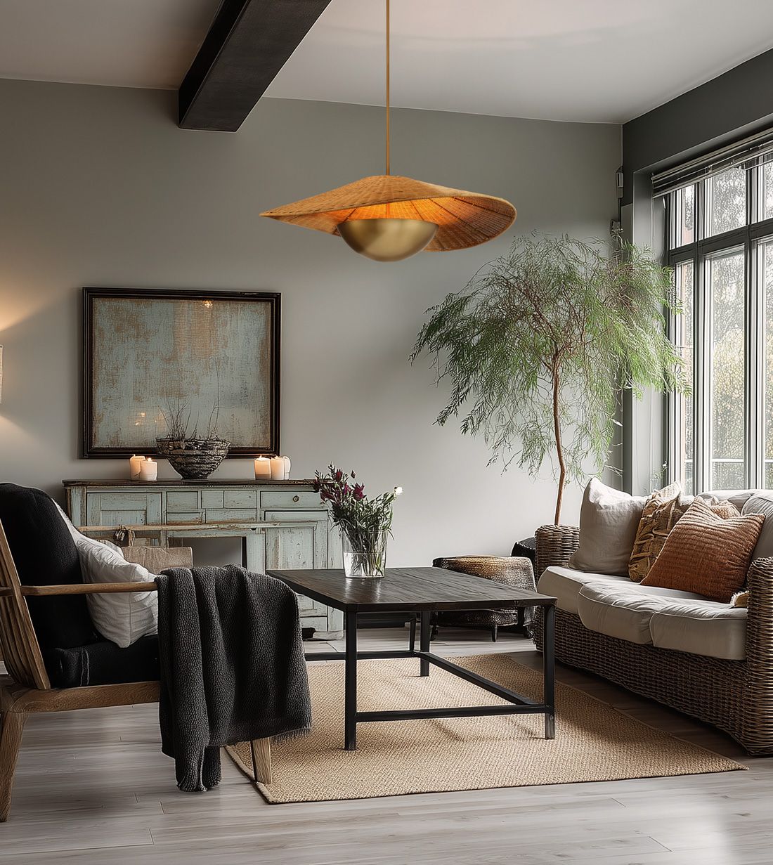 Image 6 Minka-Lavery Nestor 3-Light 36-in Legacy Brass Indoor Pendant more views