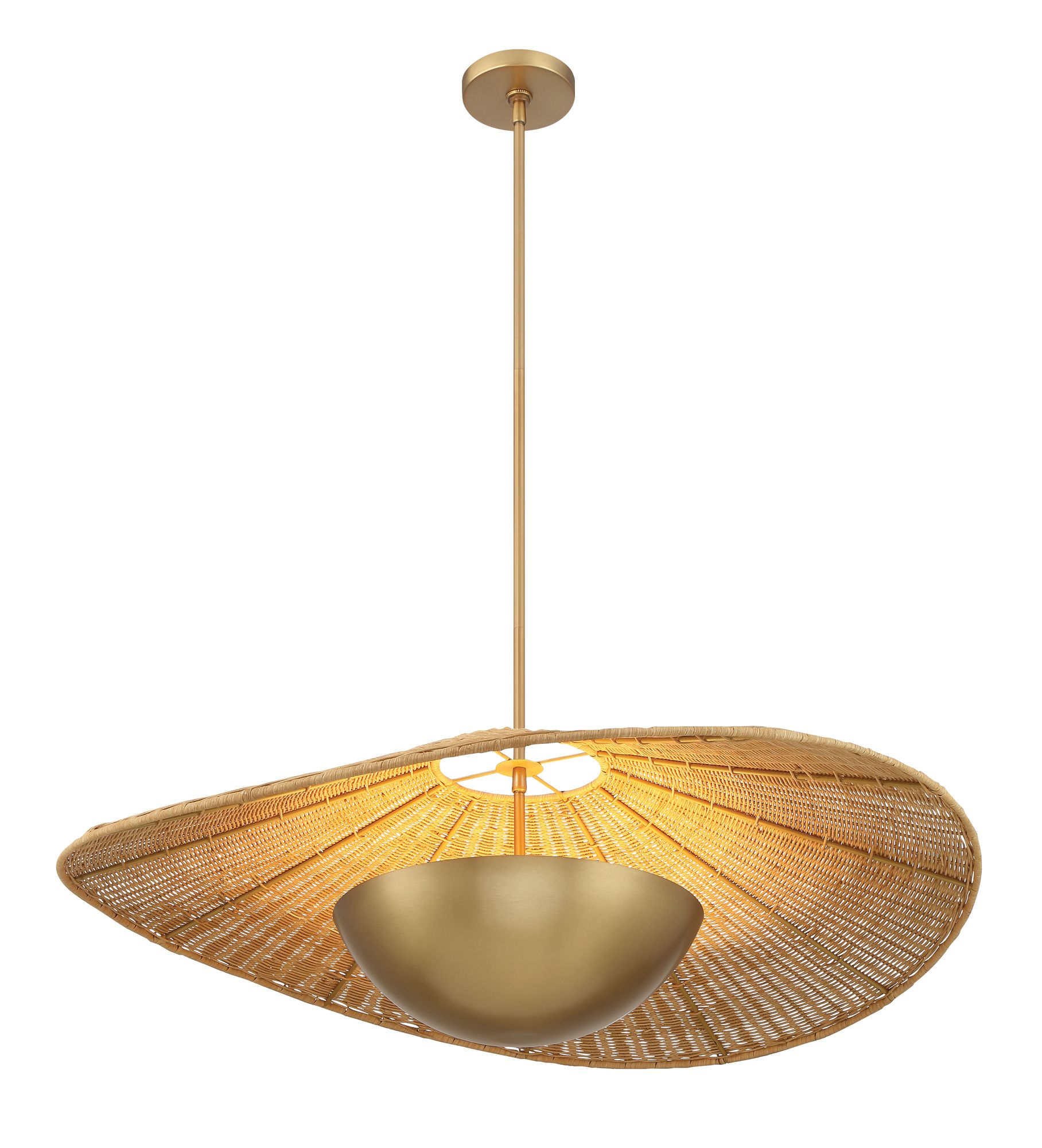 Image 7 Minka-Lavery Nestor 3-Light 36-in Legacy Brass Indoor Pendant more views