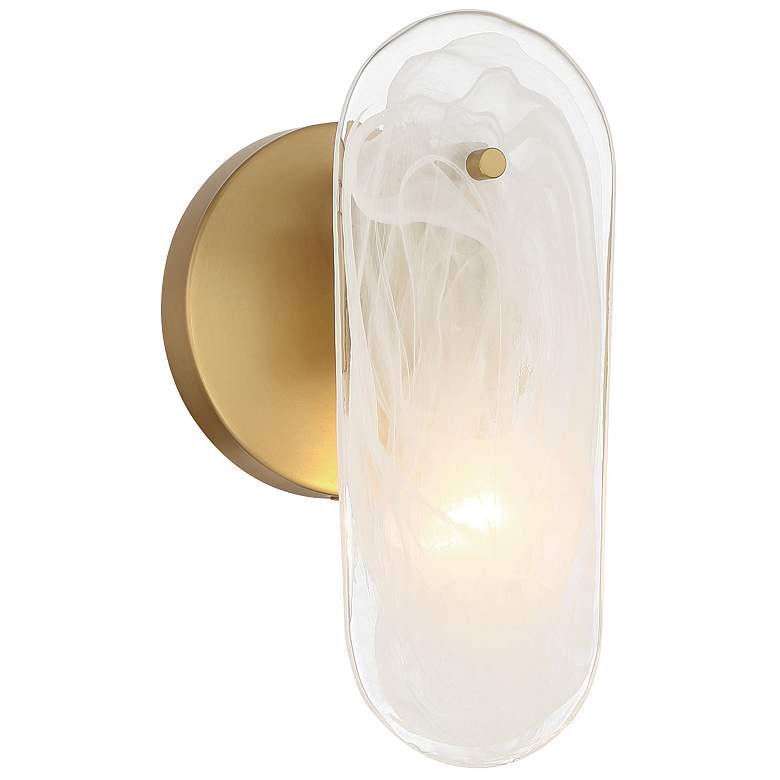 Image 1 Minka-Lavery Oldmill 1-Light 5-in Legacy Brass Indoor Wall Sconce