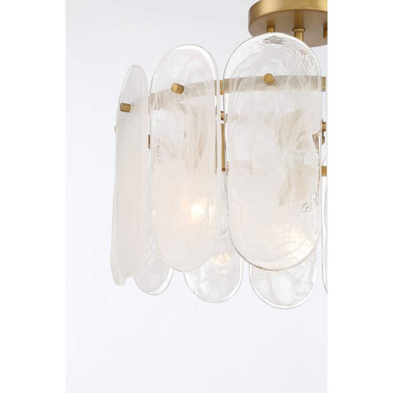 Image 3 Minka-Lavery Oldmill 3-Light 18.25-in Legacy Brass Indoor Semi Flush more views
