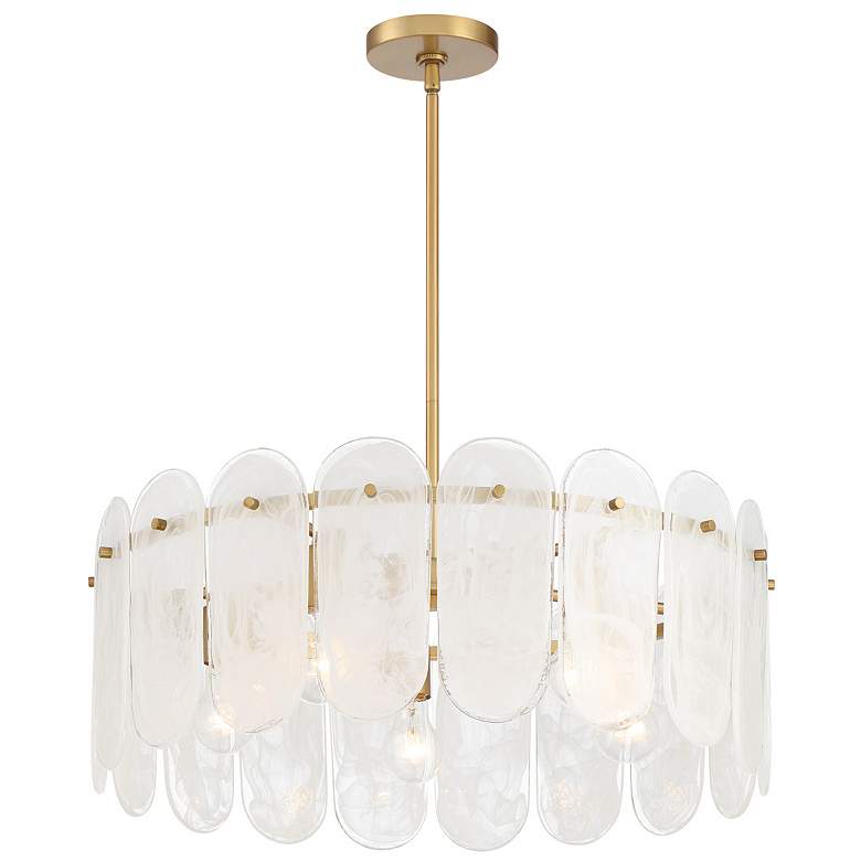 Image 1 Minka-Lavery Oldmill 5-Light 25-in Legacy Brass Indoor Pendant